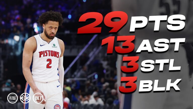 Cade Cunningham Goes For 29 PTS & 13 AST in Win Over Thunder nba pistons cadecunningham