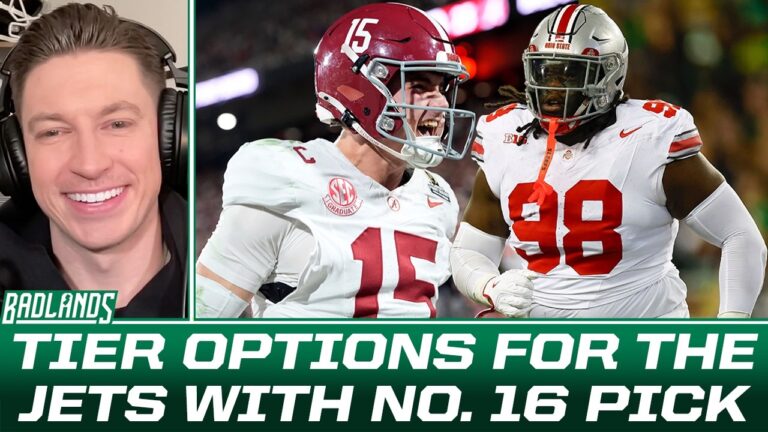 New York Jets Pick 16 Tiers! (FULL BADLANDS) NFLDraft