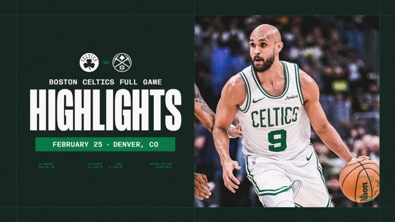 Boston Celtics fall 103-84 to the Denver Nuggets Extended Highlights