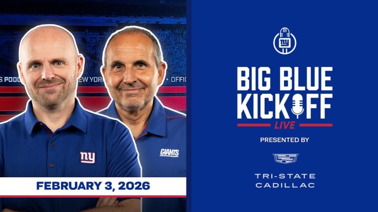 February 3, 2026 Big Blue Kickoff Live New York Giants
