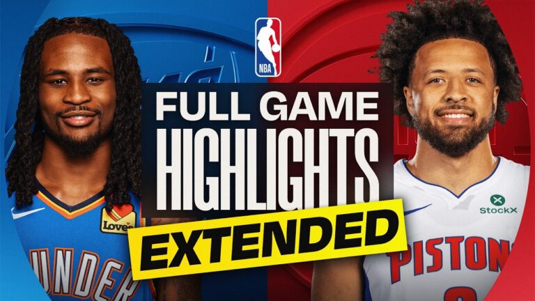 EXTENDED: THUNDER at PISTONS FULL GAME HIGHLIGHTS February 25, 2026