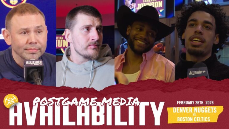Everybody’s Bought In ALL Denver Nuggets Postgame Media vs. BOS