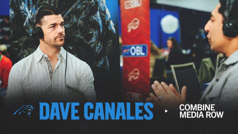Dave Canales on play calling, Bryce, and scouting at the Combine Carolina Panthers