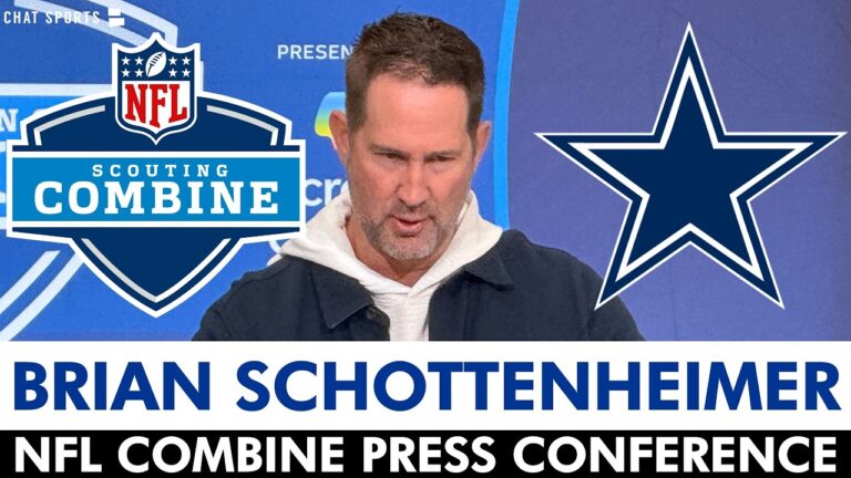 EXCLUSIVE Brian Schottenheimer 2026 NFL Combine Press Conference Latest Cowboys News & Rumors