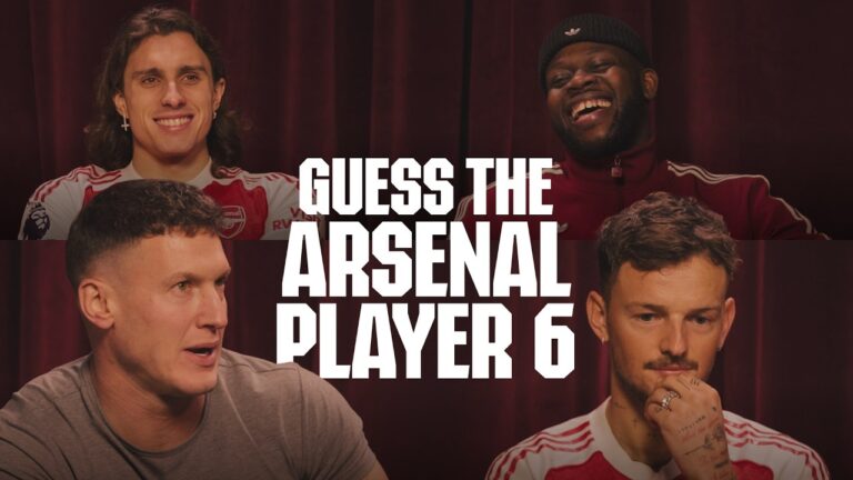 ONE GUNNER, FOUR DECOYS GUESS THE ARSENAL PLAYER 6 Riccardo Calafiori, Ben White and Legend