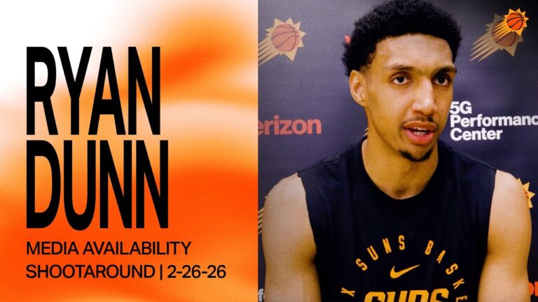Ryan Dunn Shootaround Media Availability Phoenix Suns 2-26-26