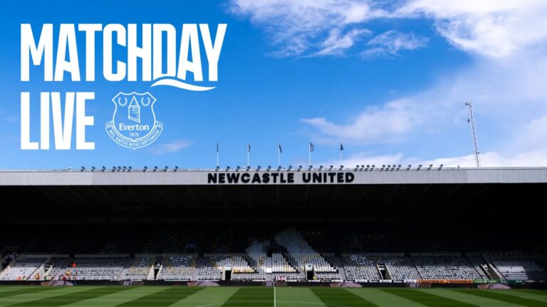 NEWCASTLE UNITED v EVERTON Matchday Live! Pre-match show from Hill Dickinson Stadium