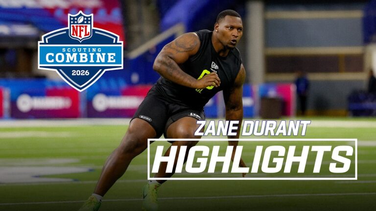 Zane Durant’s 2026 NFL Scouting Combine Workout
