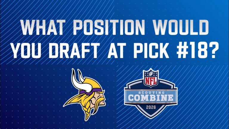 Experts Discuss Who The Minnesota Vikings Should Select with Pick 18 in 2026 NFL Draft