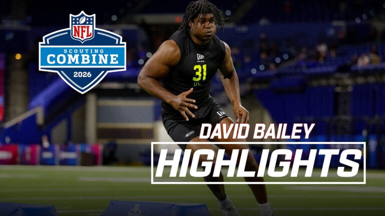 David Bailey’s 2026 NFL Scouting Combine Workout
