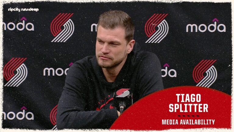 Tiago Splitter Pregame Media Availability Trail Blazers at Bulls February 26, 2026
