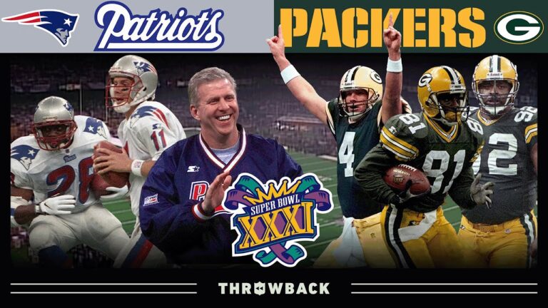 BIG Plays in New Orleans! (Patriots vs. Packers, Super Bowl 31)
