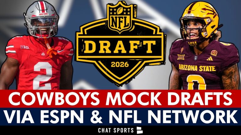 Cowboys Fans Will LOVE AND HATE These Dallas Cowboys Mock Drafts From ESPN & NFL Network