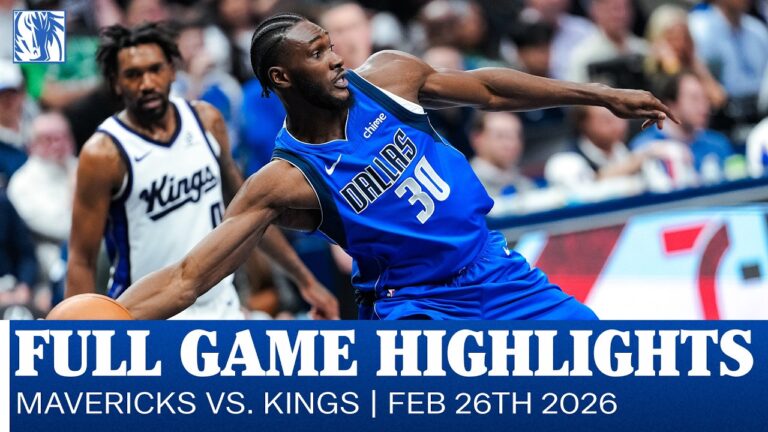 Mavericks Highlights vs. Sacramento Kings February 26, 2026