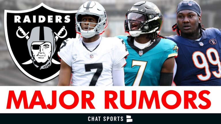 MAJOR Raiders Rumors On Geno Smith & Brian Thomas Jr. Trade From The NFL Combine NFL News