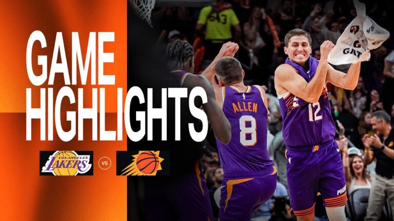 GAME WINNER lifts Phoenix Suns over Los Angeles Lakers Game Highlights 2-26-26