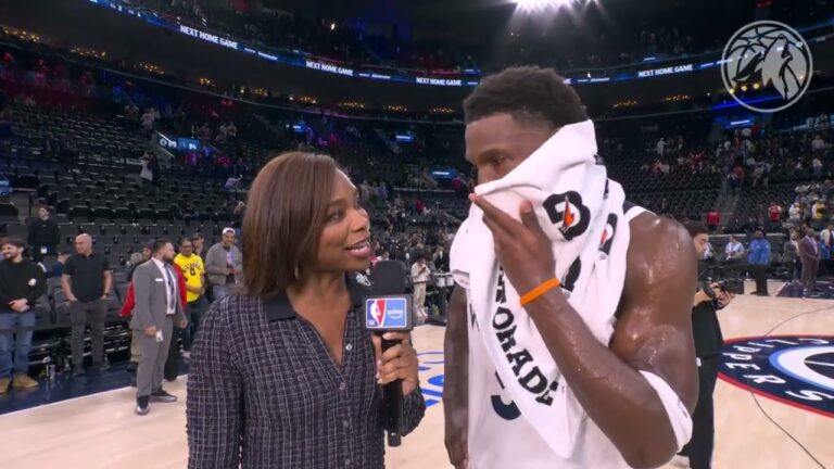 Anthony Edwards Postgame Interview After Win Against Los Angeles Clippers 2.26.26