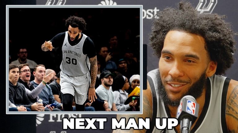 Julian Champagnie on Spurs Depth and Next-Man-Up Mentality