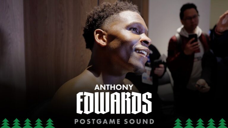 The Basketball Gods Were On My Side Tonight Anthony Edwards Postgame Sound 02.26.26