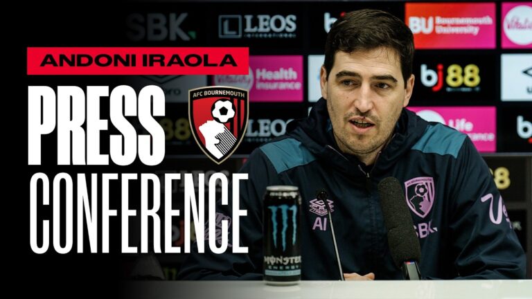 Andoni Iraola on Sunderland, Rayan impact and Cook injury latest Premier League Press Conference