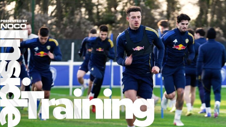 Preparing for Manchester City Inside Training