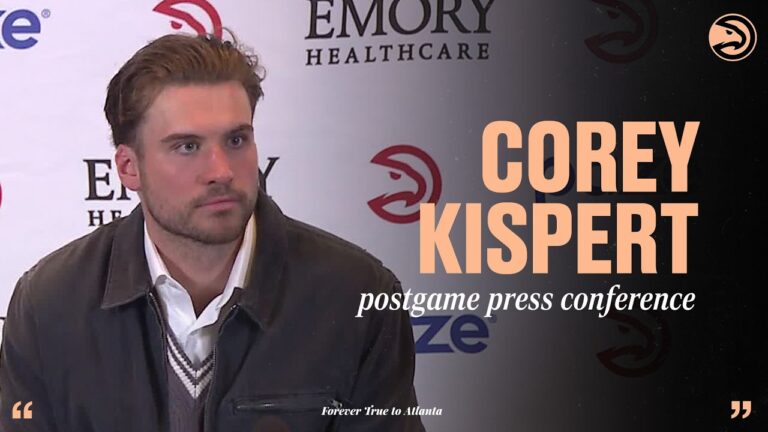 Hawks vs. Wizards Postgame Press Conference: Corey Kispert