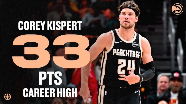 Corey Kispert drops CAREER-HIGH 33 Points in Hawks Win over Wizards