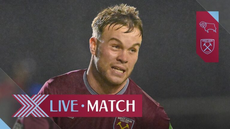 LIVE: Derby U21 v West Ham U21 Premier League 2
