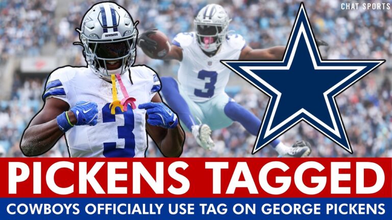 BREAKING: Cowboys Officially Place Franchise Tag On George Pickens Dallas Cowboys News