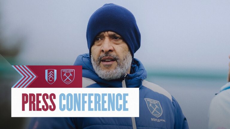 LIVE: Nuno Espírito Santo’s Press Conference Fulham v West Ham
