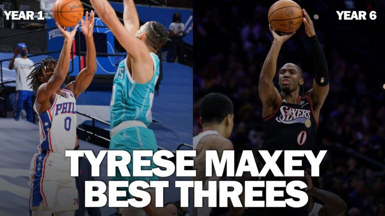 Tyrese Maxey is The Sixers All-Time Leader in Threes Best Career Triples