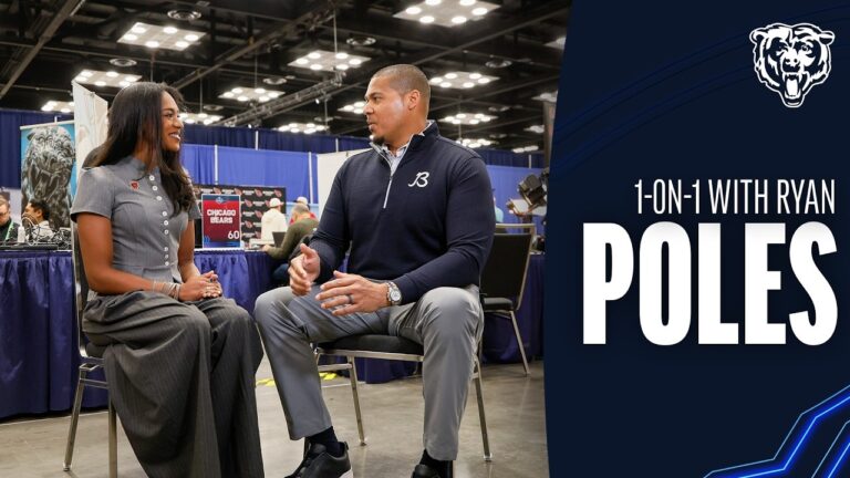 1-on-1 with GM Ryan Poles at the NFL Combine Chicago Bears