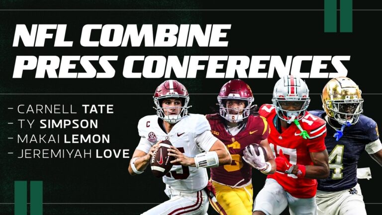 NFL Combine Press Conferences: Offense Tate, Simpson, Lemon, Love