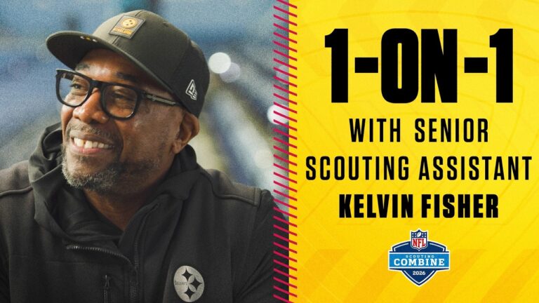Exclusive Interview with Kelvin Fisher 2026 NFL Combine Pittsburgh Steelers