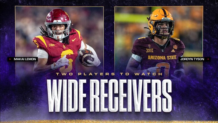 Two Wide Receiver Prospects to Watch for the Ravens Baltimore Ravens