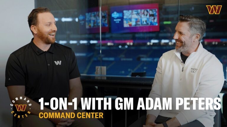 1-on-1 With General Manager Adam Peters From 2026 NFL Scouting Combine NFL Washington Commanders