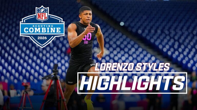 Lorenzo Styles Jr.’s 2026 NFL Scouting Combine Workout
