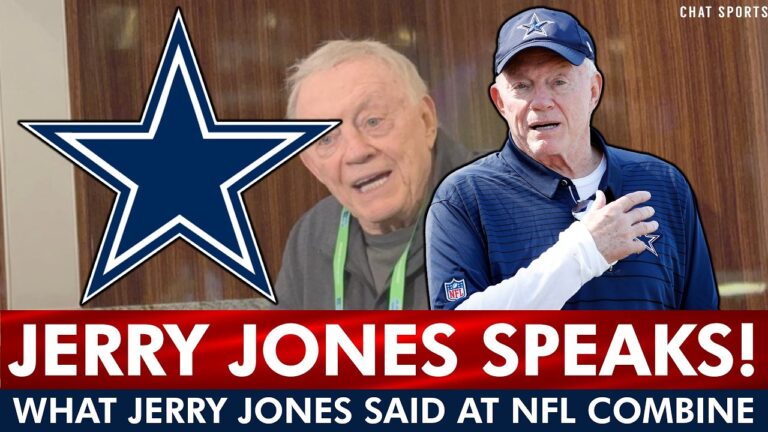 Jerry Jones SOUNDS OFF At NFL Combine On George Pickens, NFL Draft, Spending In Free Agency & More!