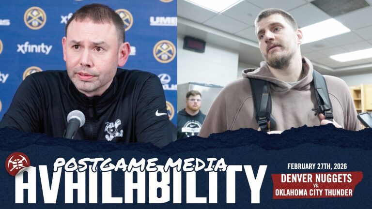 ALL Denver Nuggets Postgame Media vs. OKC