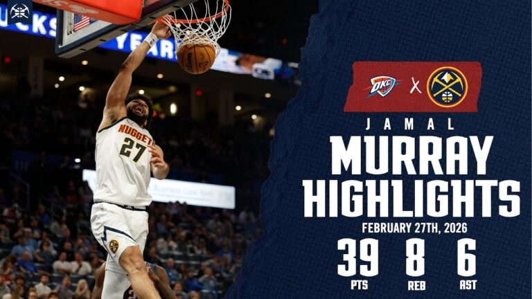 Jamal Murray 39-Point Game Highlights vs. OKC