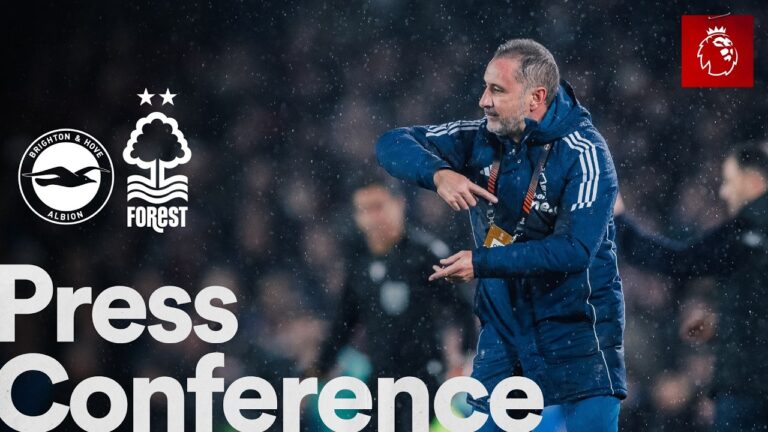 Vítor Pereira Press Conference Brighton vs Nottingham Forest Premier League