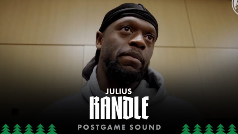 Just Two Dynamic Scorers. Julius Randle Postgame Sound 1.31.26
