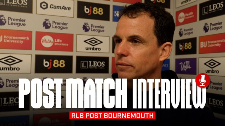 ‘It was important to show our character Régis Le Bris Post Bournemouth Post Match Interview