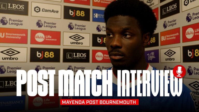 ‘The fans push me a lot Mayenda On Bournemouth Draw Post Match Interview