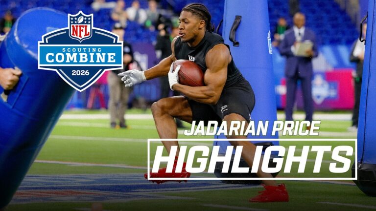 Jadarian Price’s 2026 NFL Scouting Combine Workout