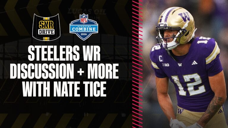 Nate Tice talks Steelers & the WR position at the 2026 NFL Combine SNR Drive Pittsburgh Steelers