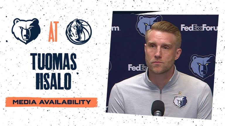 Tuomas Iisalo Press Conference Grizzlies vs. Mavericks (2 27 26)