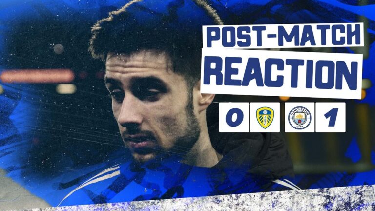 We deserved more Ilia Gruev Leeds United 0-1 Manchester City