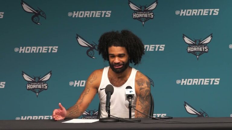Hornets vs Trail Blazers: Coby White Postgame Media Availability 2 28 2026
