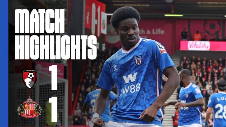 All Square On The South Coast AFC Bournemouth 1 – 1 Sunderland AFC Premier League Highlights